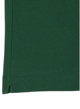 Polo Lacoste Col Bord verde para homem