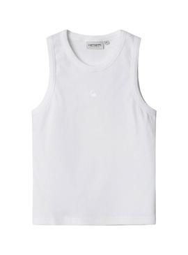 Camisa Carhartt Philips branca para mulher.