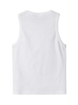 Camisa Carhartt Philips branca para mulher.