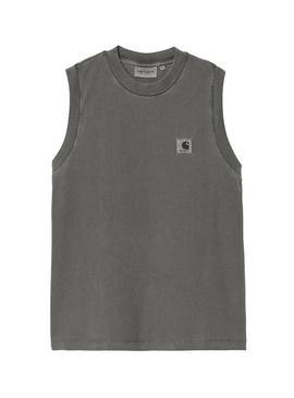 Camiseta Carhartt Nelson cinza para mulher