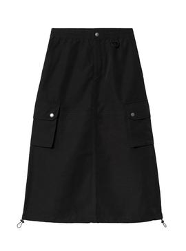 Saia Carhartt Irwin preta para mulher.