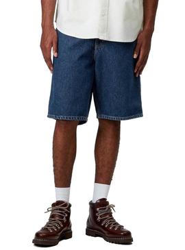 Bermudas Carhartt Single Knee denim para homem.