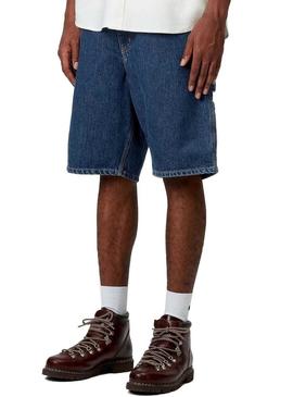 Bermudas Carhartt Single Knee denim para homem.