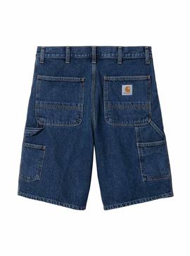 Bermudas Carhartt Single Knee denim para homem.