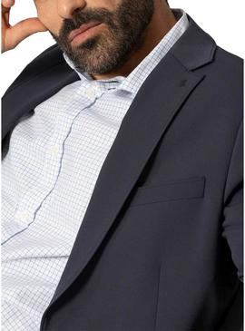 Blazer azul-marinho ultraleve El Pulpo para homem