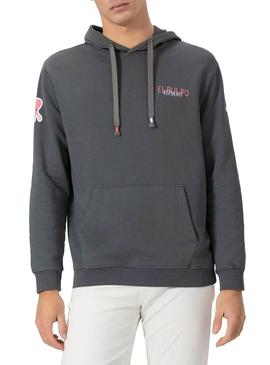 Moletom El Pulpo Logo antracite para homem