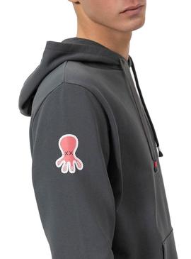 Moletom El Pulpo Logo antracite para homem