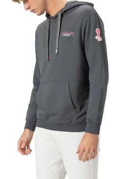Moletom El Pulpo Logo antracite para homem
