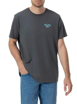 Camisa El Pulpo Gelado cinza para homem
