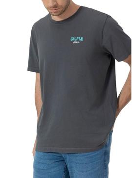 Camisa El Pulpo Gelado cinza para homem
