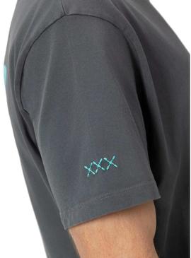 Camisa El Pulpo Gelado cinza para homem