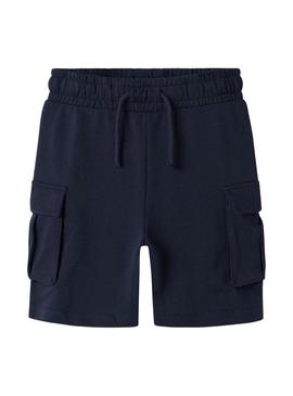 Bermudas Name It Mollie Cargo marinho para menino