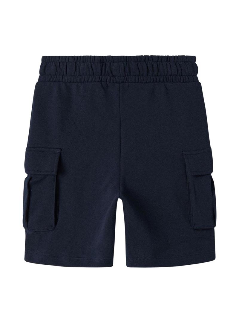 Bermudas Name It Mollie Cargo marinho para menino