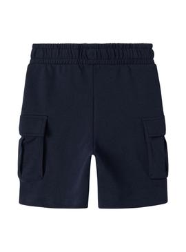 Bermudas Name It Mollie Cargo marinho para menino