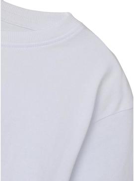 Camiseta Name It Vobbo regular branca para criança.