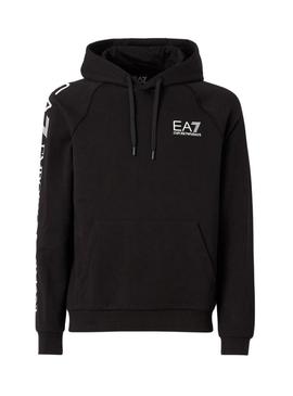 Moletom Emporio Armani EA7 Logo preto para homem.