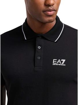 Polo Emporio Armani EA7 preto para homem