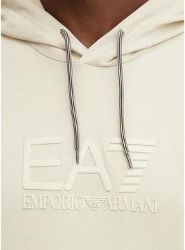 Moletom Emporio Armani EA7 bege para homens