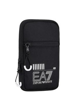 Bolsa Emporio Armani EA7 Shoulder preta para homem