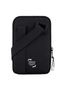 Bolsa Emporio Armani EA7 Shoulder preta para homem