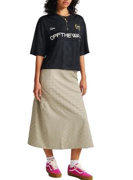 Camiseta Vans Stevies preta para mulher