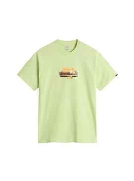 Camisa Vans Times Up verde para homens.