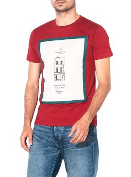 T-Shirt Pepe Jeans Baxter Granada para Homem
