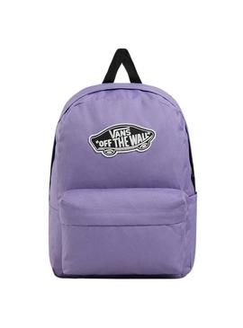 Mochila Vans Old Skool Classic lilás para mulher e homem.