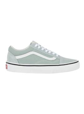 Sapatilhas Vans Old Skool azul turquesa para mulher.