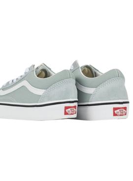 Sapatilhas Vans Old Skool azul turquesa para mulher.