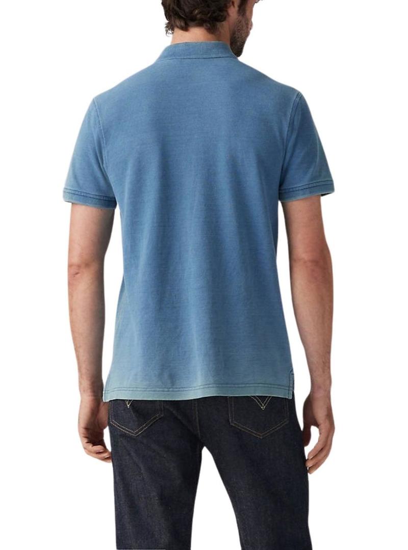 Polo Levi's Housemark azul para hombre