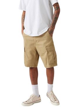 Bermudas Levi's Carrier Cargo bege.