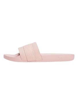 Chinelos Tommy Hilfiger Poolside rosa para mulher