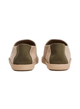 Alpargatas Tommy Hilfiger Espadrille em bege para homem.