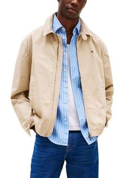 Casaco Tommy Hilfiger Lightweight bege para homem