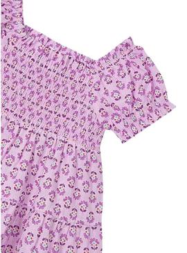 Vestido Mayoral estampado ninho de abelha para menina