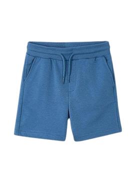   Bermuda Mayoral esportiva básica azul para menino.