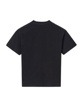 Camisa estampada Mayoral costa preta para menino.