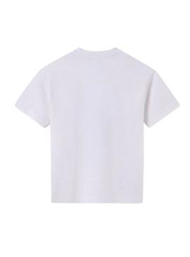 Camisa Mayoral paisagem branca para menino