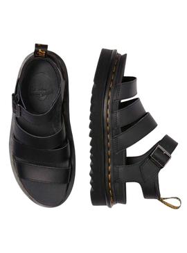 Sandálias Dr. Martens Blaire preto para mulher