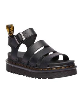 Sandálias Dr. Martens Blaire preto para mulher