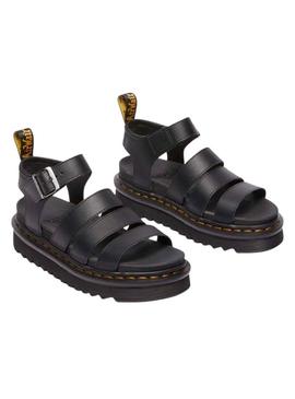 Sandálias Dr. Martens Blaire preto para mulher
