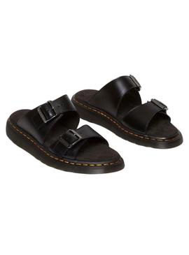 Sandálias Dr Martens Josef preto para mulher.