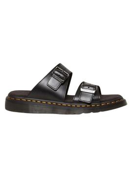 Sandálias Dr Martens Josef preto para mulher.