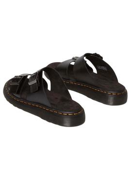 Sandálias Dr Martens Josef preto para mulher.