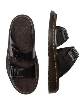 Sandálias Dr Martens Josef preto para mulher.
