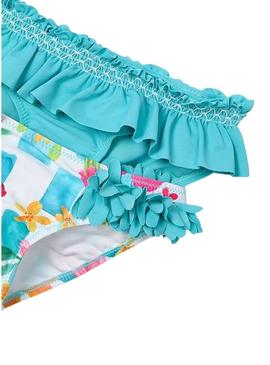 Pacote com 2 cuequinhas turquesa Mayoral para menina.
