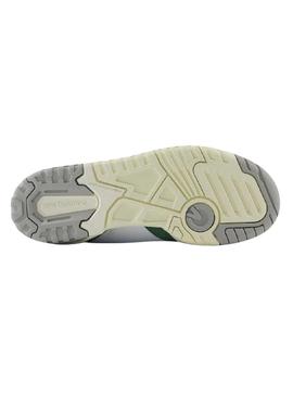 Sapatilhas New Balance 550 branco verde para crianças