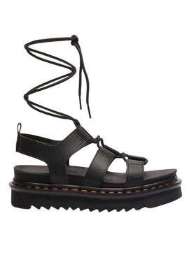 Sandálias Dr. Martens Nartilla preto para mulher.