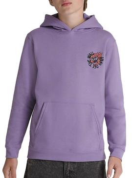 Moletom Vans Vortex roxo para criança.